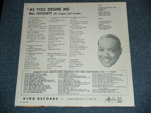 画像: BILL DOGGETT - AS YOU DESIRE ME / 1957 US ORIGINAL MONO Used LP 