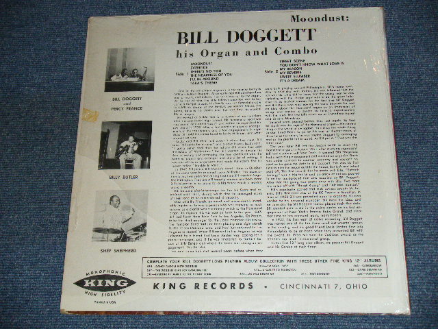 画像: BILL DOGGETT -MOONDUST ( 1st ALBUM ON 12inch LP/ MINT-,Ex++/Ex+++ )  / 1957 US AMERICA ORIGINAL MONO Used LP 