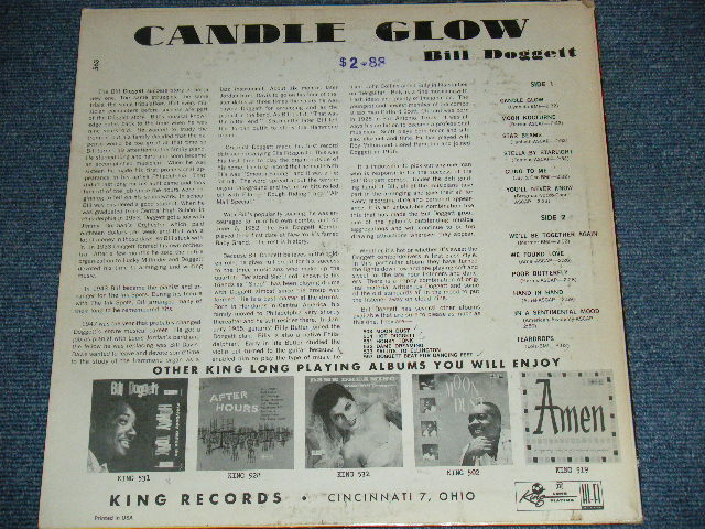 画像: BILL DOGGETT -  CANDLE GLOW / 1958  US ORIGINAL MONO Used LP 
