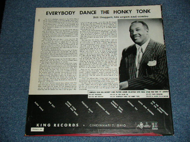 画像: BILL DOGGETT - EVERYBODY DANCE THE HONKY TONK (MINT-/Ex+++ Looks:MINT-) / 1956 US AMERICA ORIGINAL 1st Press "BLACK Label" MONO Used LP 