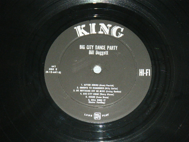 画像: BILL DOGGETT - BIG CITY DANCE PARTY( Ex++/Ex+++ ) / 1959 US ORIGINAL MONO Used LP 