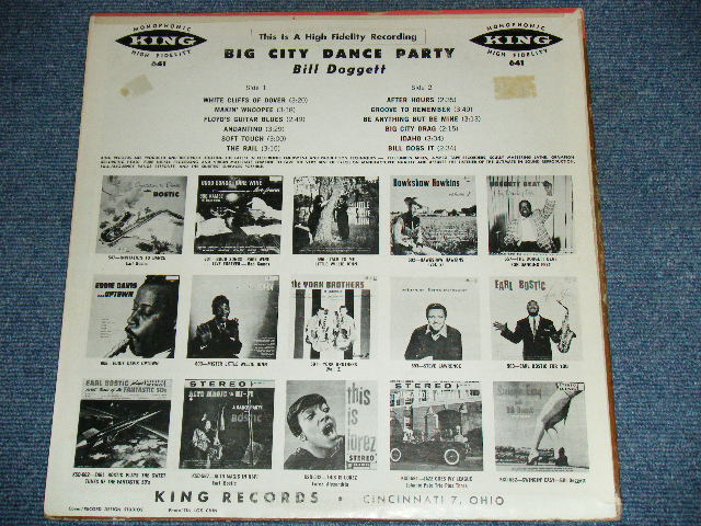 画像: BILL DOGGETT - BIG CITY DANCE PARTY / 1959   US ORIGINAL STEREO Used LP 