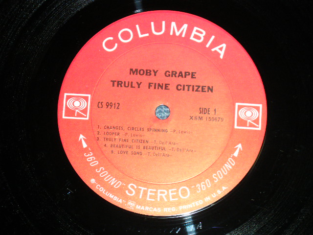 画像: MOBY GRAPE -  TRULY FINE CITIZEN ( Matrix # 1A/1A : Ex+/MINT-) / 1969 US AMERICA ORIGINAL "360 Sound" Label   Stereo Used LP