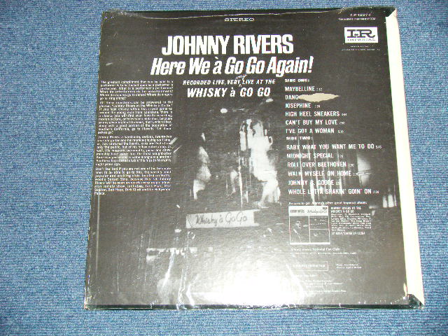 画像: JOHNNY RIVERS - ROCKS THE FOLK  ( Matrix #  A) LP-12293- SIDE#1-1D    B) LP-1193-SIDE-2-1A )  Ex++/Ex+++ )  / 1965  US AMERICA  ORIGINAL "1st Press BLACK with PINK Label" STEREO Used   LP 