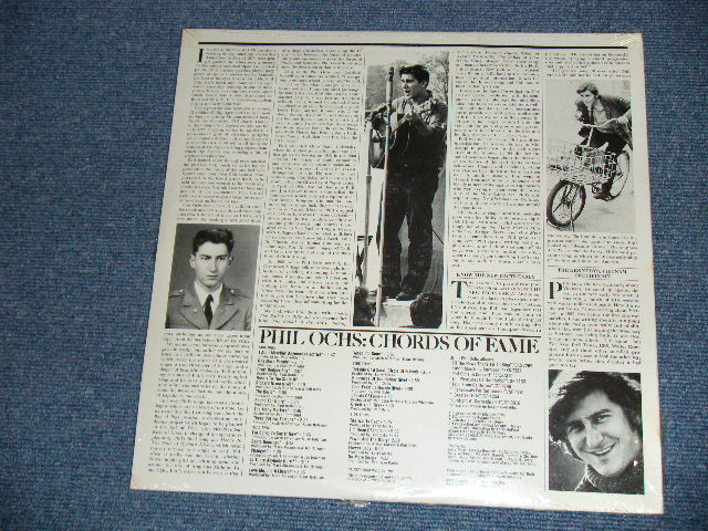 画像: PHIL OCHS - CHORDS OF FAME (SEALED)  / 1974 US AMERICA ORIGINAL "PROMO" "BRAND NEW SEALED" 2-LP 