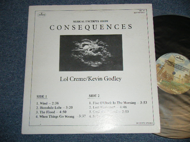 画像1: LOL CREME/KEVIN GODLEY of 10 CC  - MUSICAL EXCERPTS FROM CONSEQUENCES  ( PROMO ONLY  : Ex+++/MINT- ) / 1977 US AMERICA ORIGINSL "PROMO ONLY" Used LP 