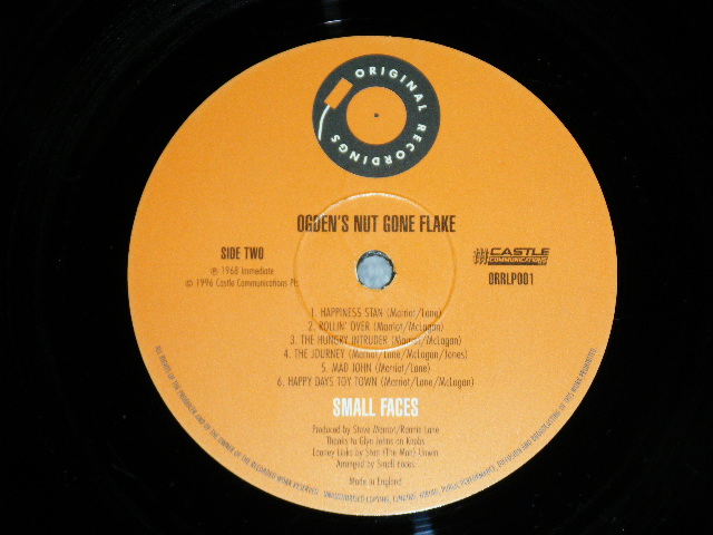 画像: SMALL FACES - OGDEN'S NUT GONE FLAKE  ( MINT/MINT ) / 1990'S  UK ENGLAND  "OFFICIAL REISSUE" "180 Gram Heavy Weight" Used  LP