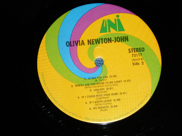 画像: OLIVIA NEWTON-JOHN - IF NOT FOR YOU ( 1st Debut Album : Ex+++,Ex++/Ex+++)   / 1971 US Original  LP  
