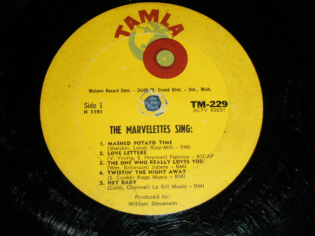 画像: THE MARVELETTES - SMASH HITS OF '62 ( VG+++, VG+/VG )  / 19623 US AMERICA ORIGINAL   MONO Used LP  