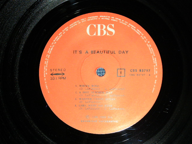 画像: IT'S A BEAUTIFUL DAY - IT'S A BEAUTIFUL DAY (Ex/Ex) / 1972 UK ENGLAND Used LP 