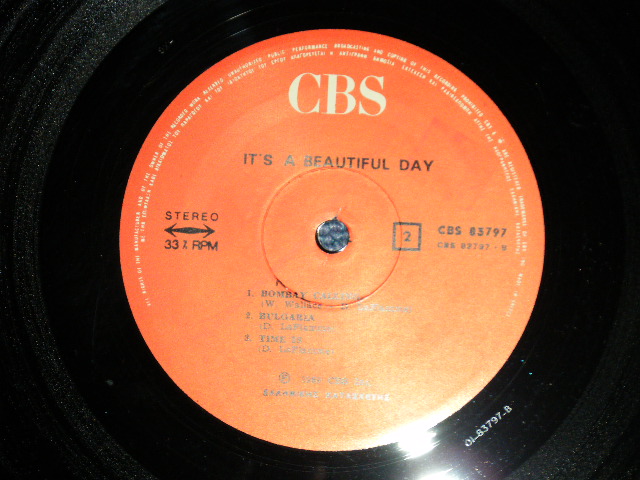 画像: IT'S A BEAUTIFUL DAY - IT'S A BEAUTIFUL DAY (Ex/Ex) / 1972 UK ENGLAND Used LP 