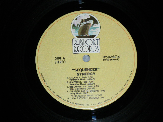 画像: SYNERGY - SEQUENCER  ( Ex++/Ex+++)  /1976 US AMERICA  ORIGINAL Used LP 