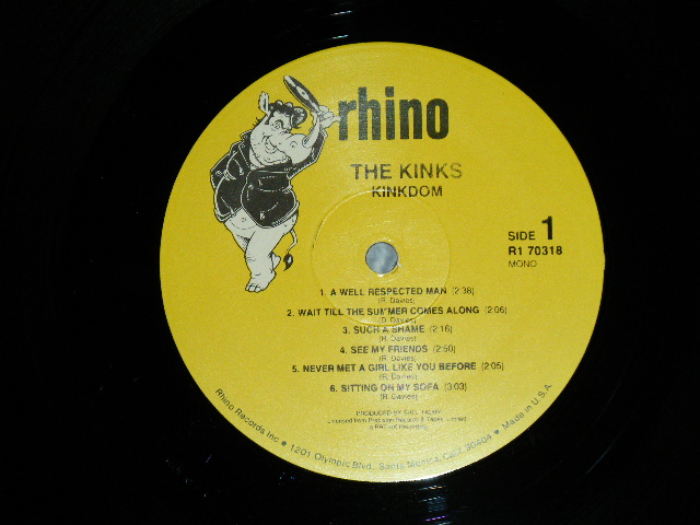 画像: THE KINKS - KINKDOM (MINT-/MINT-)/   US REISSUE Used LP 