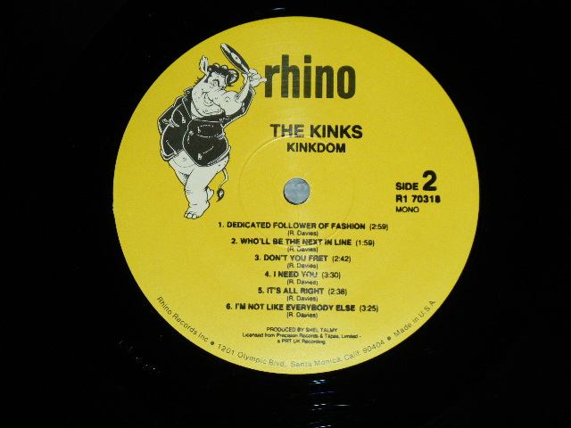 画像: THE KINKS - KINKDOM (MINT-/MINT-)/   US REISSUE Used LP 