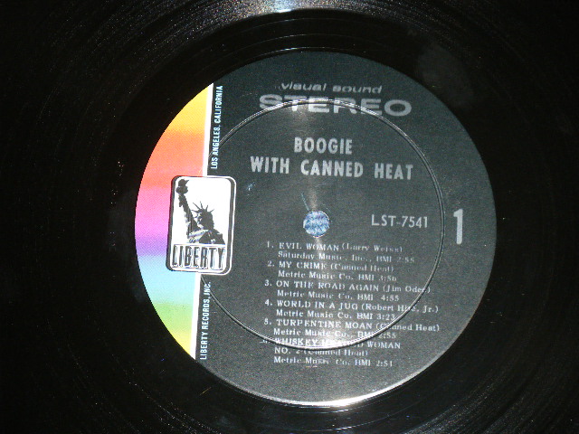 画像: CANNED HEAT -  BOOGIE WITH (Ex+/MINT-)  / 1968 US AMERICA ORIGINAL STEREO  Used LP