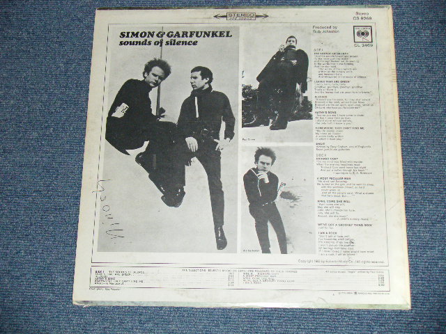 画像: SIMON & GARFUNKEL - SOUNDS OF SILENCE  : "With DRAW Back Jacket"( Matrix Number : A) XSM 112380-1C /B)XSM 112381-1F : Ex/Ex+++ Looks:Ex++) / 1965 US ORIGINAL "With DRAW Back Jacket "  "360 SOUND Label"  STEREO Used LP