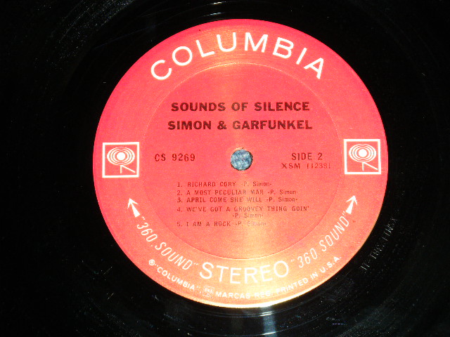 画像: SIMON & GARFUNKEL - SOUNDS OF SILENCE  : "With DRAW Back Jacket"( Matrix Number : A) XSM 112380-1C /B)XSM 112381-1F : Ex/Ex+++ Looks:Ex++) / 1965 US ORIGINAL "With DRAW Back Jacket "  "360 SOUND Label"  STEREO Used LP