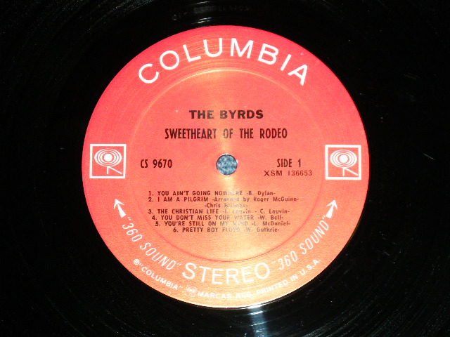 画像: THE BYRDS - SWEETHEART OF THE RODEO  (  Matrix #A)1D/B)1A : Ex+/MINT-)  / 1968 US AMERICA ORIGINAL "360 SOUND Label" STEREO Used LP
