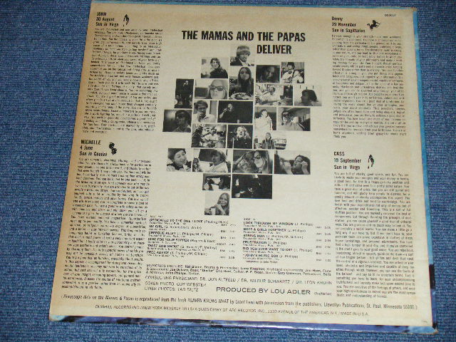 画像: The MAMAS & The PAPAS -  The MAMAS & The PAPAS  DELIVER   (Matrix # A) D-50014 A  RE /B) D-50014 B  RE  : Ex++,Ex-/Ex++ ) / 1967 US AMERICA   ORIGINAL "MONO" Used  LP 