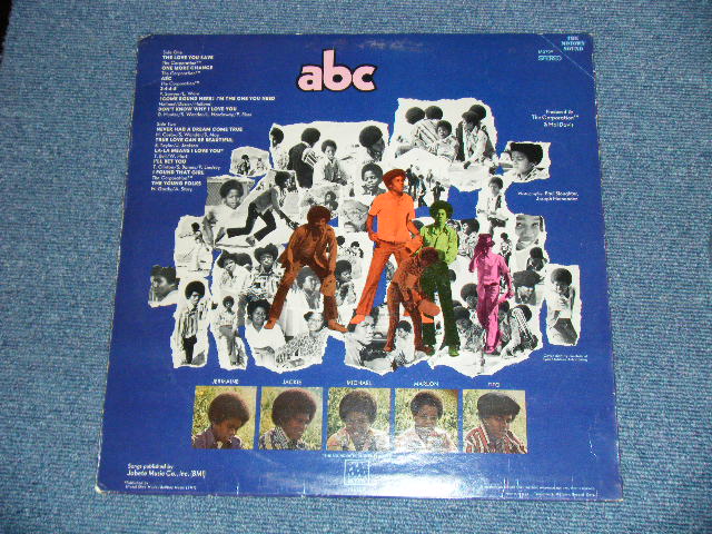 画像: JACKSON FIVE 5 - ABC (Ex++,Ex+/Ex+ Looks:Ex+++) / 1970 US AMERICA ORIGINAL Used LP 