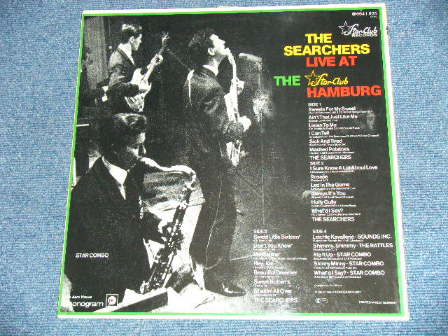 画像: THE SEARCHERS - LIVE AT THE STARCLUB HAMBURG ( MINT-/MINT ) / 1980's?  WEST GERMANY ORIGINAL Used 2 LP's 