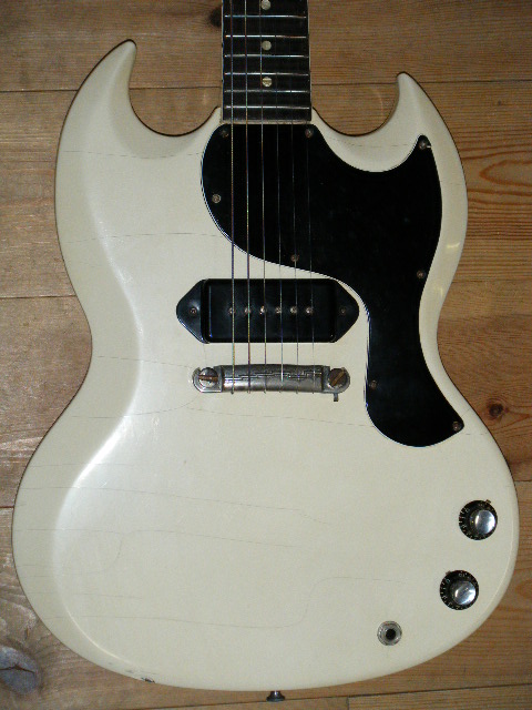 画像: GIBSON ギブソン Late 1963 or 1964  SG JUNIOR or TV Original "WHITE" Color "/ USA AMERICA with Hard Case 