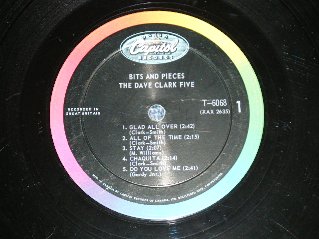 画像: THE DAVE CLARK FIVE - BITS AND PIECES  ( Ex+ / Ex+ ) / 1964 CANADA  Original MONO Used LP 