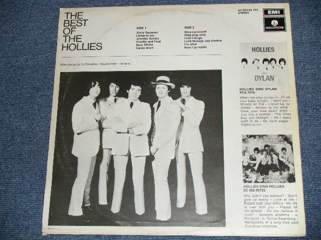 画像: THE HOLLIES - THE BEST OF THE HOLLIES (Ex++/Ex++ Looks:Ex+) / 1969  HOLLAND ORIGINAL  STEREO  LP 