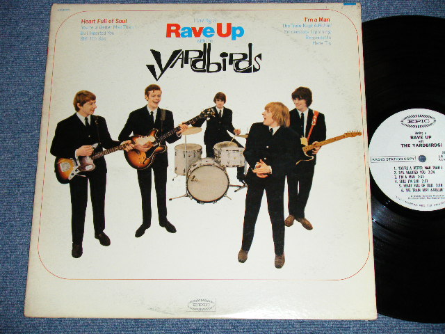画像1: THE YARDBIRDS - HAVING A RAVE UP ( Ex/Ex+++) / 1965 US ORIGINAL "WHITE LABEL PROMO" MONO Used LP 