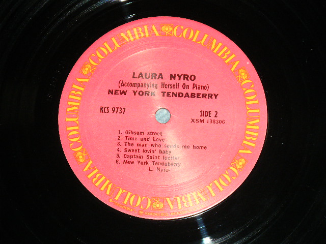画像: LAURA NYRO - NEW YORK TENDABERRY ( Without SONG SHEET: Matrix # A)2J / B)2AA : Ex+++/Ex+++  )  /  1969 US AMERICA 2nd Press Label  Used LP