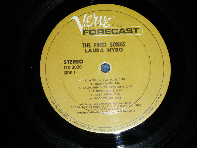 画像: LAURA NYRO - LAURA NYRO THE FIRST SONGS (VG+++/Ex Looks:Ex++ EDSP)   /  1969 US AMERICA REISSUE STEREO Used  LP