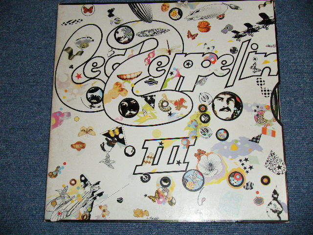 画像: LED ZEPPELIN -  III ( Matrix Number A)ST-A-702005-EE-REPL  AT (1)ONE △20008(2) /B)ST-A-702006-CC-REPL   △20008x2(2)   Ex+/Ex++)  / 197? US ORIGINAL "3rd Press 'SMALL  75 ROCKFELLER Label"  Used LP 