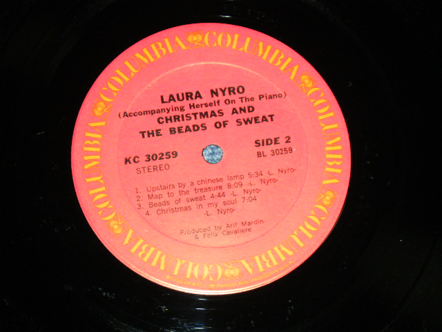 画像: LAURA NYRO - CHRISTMAS AND THE BEADS OF SWEAT (E++/Ex+++ Looks* Ex++ +) / 1970 US AMERICA ORIGINAL "1st Press Label" Used LP