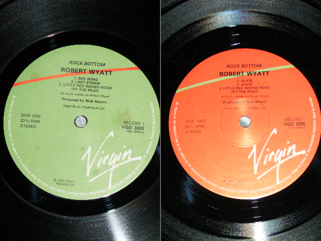 画像: ROBERT WYATT of JETHRO TULL - ROCK BOTTOM ; RUTH IS STRANGER THAN RICHARD  ( Ex+++/MINT  ) /  1980's UK REISSUE  Used  2-LP 
