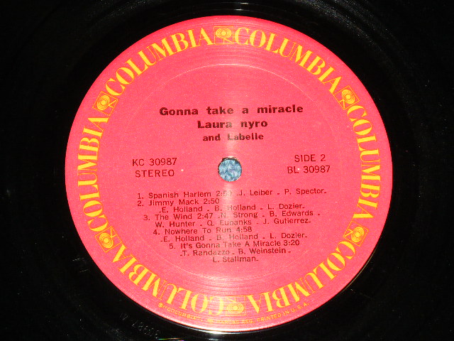 画像: LAURA NYRO - GONNA MAKE A MIRACLE (Ex+/Ex++) /  1971 US AMERICA ORIGINAL"1st Press Label" Used  LP
