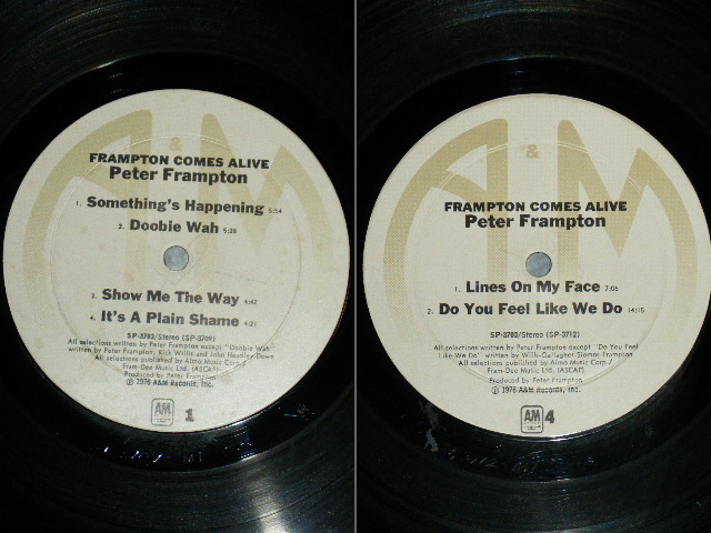 画像: PETER FRAMPTON - FRAMPTON COMES ALIVE   (E+/Ex++ +) /  1976 US AMERICA  Used 2-LP