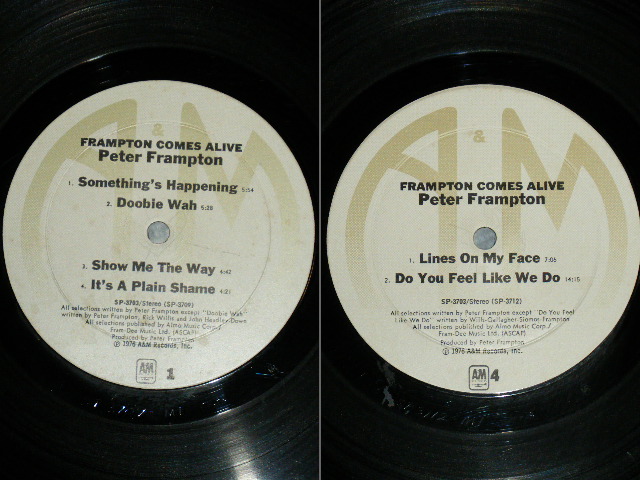 画像: PETER FRAMPTON - FRAMPTON COMES ALIVE (E+/Ex++) /1976 US AMERICA ORIGINAL Used 2-LP