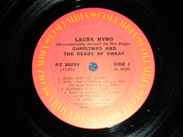 画像: LAURA NYRO - CHRISTMAS AND THE BEADS OF SWEAT (E++/Ex+++ Looks* Ex++ +) / 1970 US AMERICA ORIGINAL "1st Press Label" Used LP