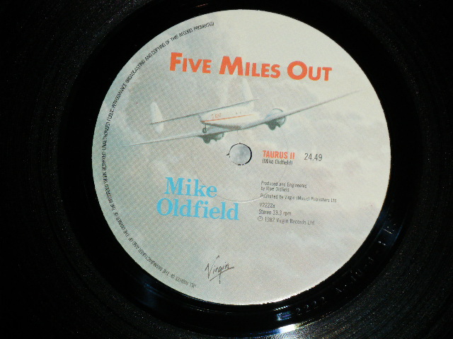 画像: MIKE OLDFIELD - FIVE MILES OUT (MINT-/MINT ) / 1982 UK ENGLAND  ORIGINAL Used LP 