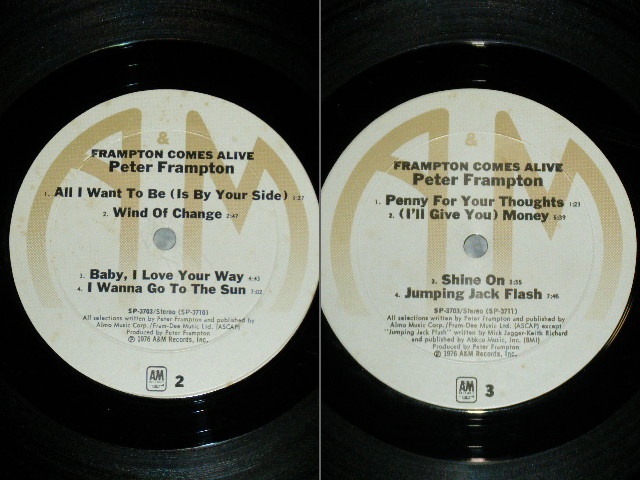 画像: PETER FRAMPTON - FRAMPTON COMES ALIVE (E+/Ex++) /1976 US AMERICA ORIGINAL Used 2-LP