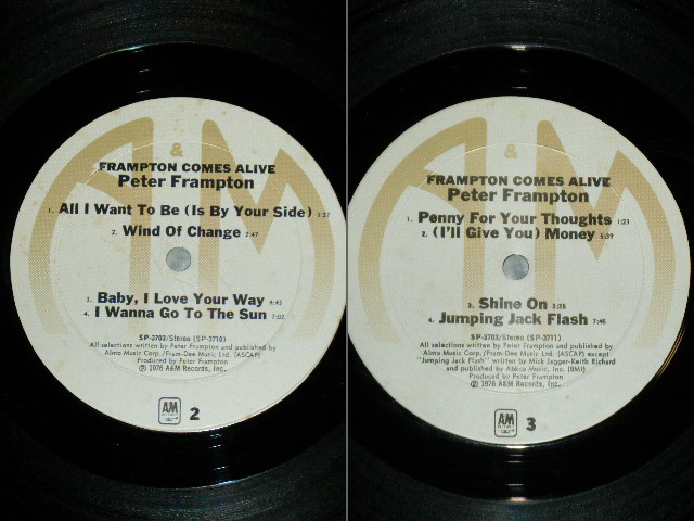 画像: PETER FRAMPTON - FRAMPTON COMES ALIVE   (E+/Ex++ +) /  1976 US AMERICA  Used 2-LP