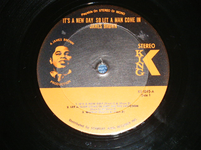 画像: JAMES BROWN - IT'S A NEW DAY,MET A MAN COME IN (Ex+/Ex+++ ) / 1970 US ORIGINAL "ORANGE Label"  Used LP 