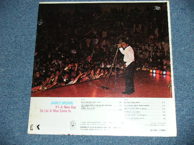 画像: JAMES BROWN - IT'S A NEW DAY,MET A MAN COME IN (Ex+/Ex+++ ) / 1970 US ORIGINAL "ORANGE Label"  Used LP 