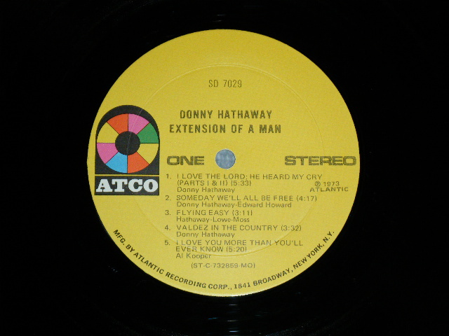 画像: DONNY HATHAWAY - EXTENSION OF A MAN (Ex+++/MINT-) / UN-OFFICIAL Used LP  