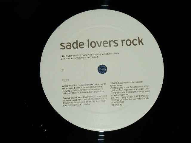画像: SADE - SADE LOVERS ROCK ( MINT-/MINT-)  / 2000 UK ENGLAND ORIGINAL Used LP 