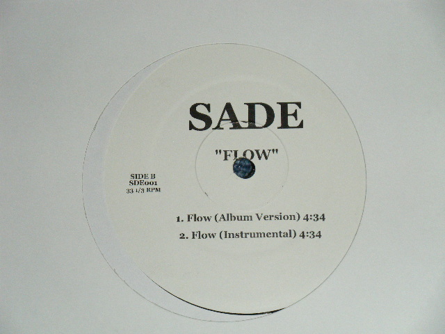 画像: SADE - FLOW / 　 "BRAND NEW"  12" 