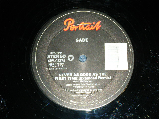 画像: SADE - NEVER AS GOOD AS THE FIRST TIME ( Ex/Ex++)  / 1995 US AMERICA ORIGINAL Used 12" 