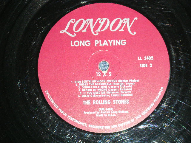 画像: THE ROLLING STONES - 12 x 5 ( Unboxed  LONDON on TOP Label  : Matrix Number : A) 1A/B) 1A : VG/Ex- Looks:VG++) / 1964 US ORIGINAL MAROON Label  MONO Used LP  