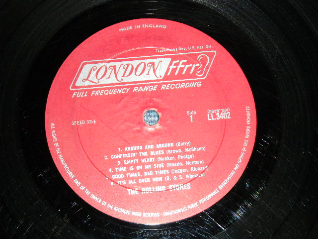 画像: THE ROLLING STONES - 12 x 5 ( UK EXPORT LONDON With ffrr on TOP Label  : Matrix Number : A) 2A/B) 2A : VG+++/VG ) / 1964 US ORIGINAL "EXPOER  From UK RECORD" ) Used LP  