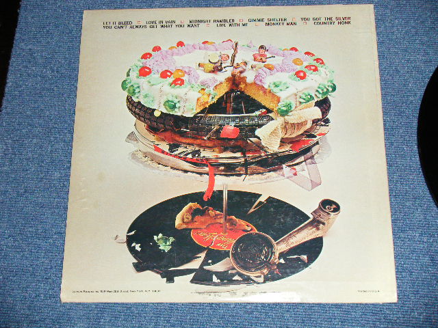 画像: The ROLLING STONES - LET IT BLEED ( Matrix # A) 2 AUDIO  11-12-69/B) 2 11-11-69 : Ex+/Ex++ Looks:VG+++ :NO ORIGINAL INNER SLEEVE ) / 1970  US AMERICA ORIGINAL Used LP 